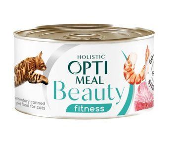 Влажный корм для кошек Optimeal Beauty Fitness 70 г (4820215366229) 000079454 фото