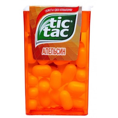 Драже Tic Tac зі смаком апельсину 16 г. ( 80050025) 000069109 фото