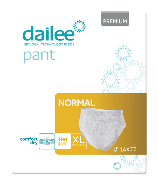 Підгузки-трусики для дорослих Dailee Pant Premium Normal ХL 14 шт (8595611625657) В00309282 фото