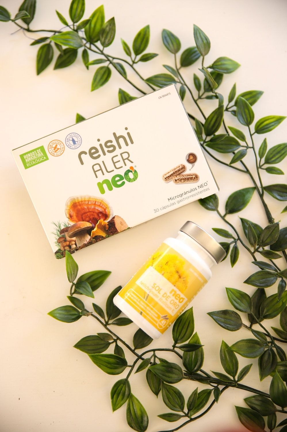 Грибы рейши от аллергии Neovital Reishi Aler Neo в капсулах 30 шт. (8436036591342) 000086058 фото