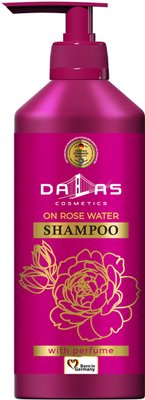Шампунь Dalas для зміцнення і росту волосся на трояндовій воді 1000 мл (4260637721433) В00288338 фото