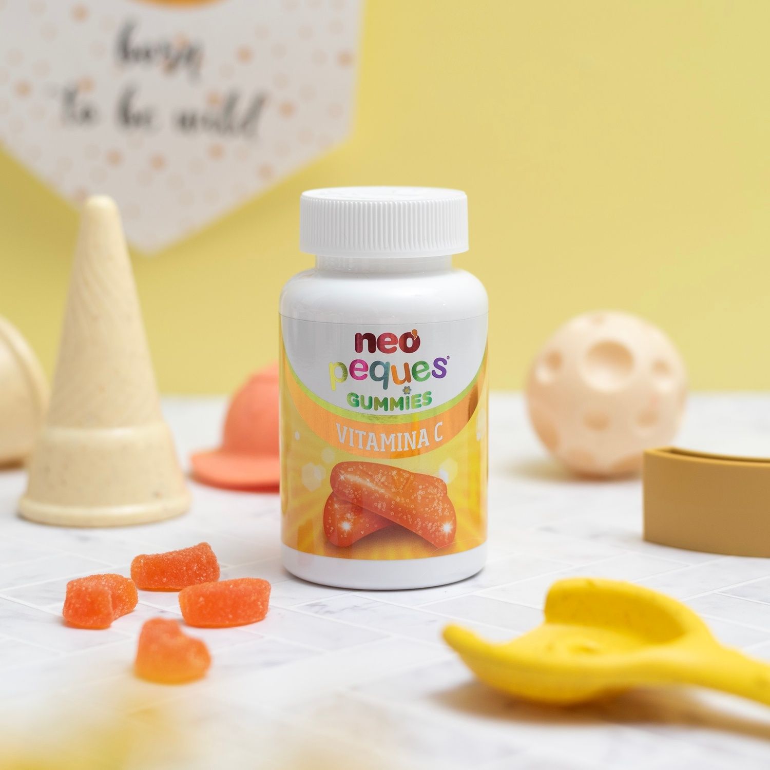 Детский витамин C Neovital Neo Kids Vitamin C, жевательные пастилки 30 шт. (8436036591458) 000085896 фото