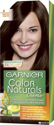 Фарба для волосся Garnier Color Naturals 4 Каштан 110 мл (3600540676733) 1705      фото