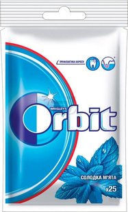 Жевательная резинка Orbit Сладкая Мята в пакетах блок 22 шт (4009900363709) 000073913 фото