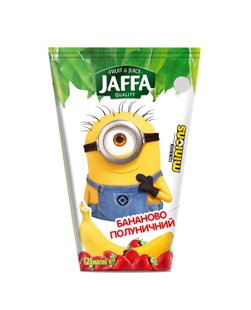 Нектар Jaffa Minions бананово-полуничний 125 мл (4820264290070) 000076476 фото