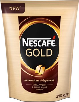 Кава NESCAFE Gold розчинна 210 г (7613035443600) 000069125 фото