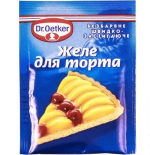 Желе Dr.Oetker Прозрачное 9 г (5941132002201) 000027870 фото