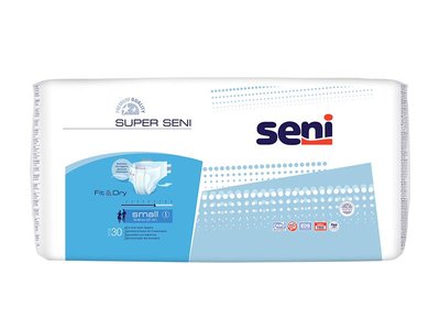Підгузки для дорослих Seni Super Small 30 шт (5900516691394) В00189513 фото