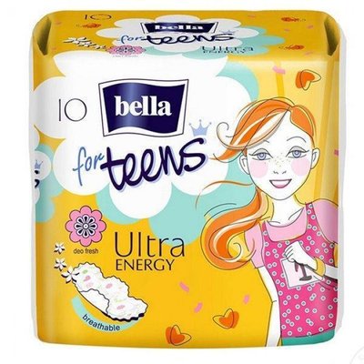 Гігієнічні прокладки Bella for Teens: Ultra Energy 10 шт (5900516302405) В00189489 фото