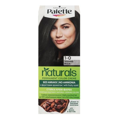 Фарба для волосся Palette Naturals 1-0 Чорний 110 мл (3838824171562) В00292109 фото