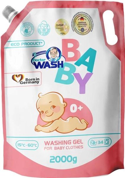 Гель для стирки детских вещей Doctor Wash Baby 2 л (4260637724892) В00298540 фото