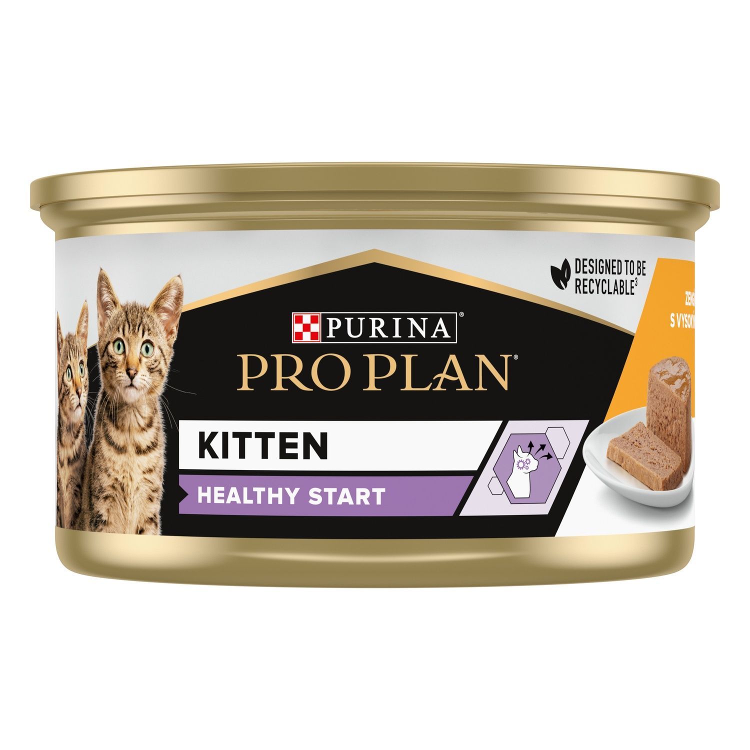 Влажный корм Purina Pro Plan Veterinary Diets Junior Паштет с курицей для кошек 85 г (8445290673688) 000077960 фото