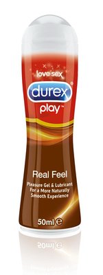 Інтимний гель-змазка Durex Real Feel для анального сексу на силіконовій основі (лубрикант) 50 мл .(5011417567630) В00141424 фото