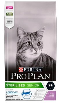 Сухой корм PRO PLAN Sterilised Senior 7+ для стерилизованных кошек старше 7, с индейкой 1.5 кг (7613034989673) 000061546 фото