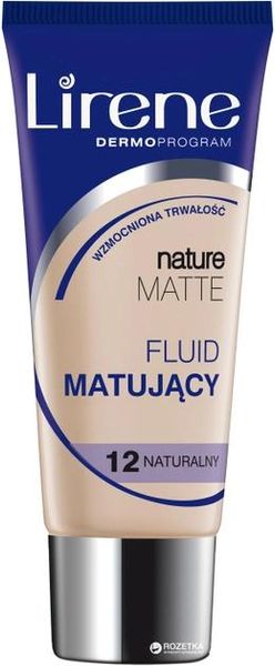 Тональный матировочный крем Lirene Nature Matte Натуральный 30 мл. (5900717060128) 000062488 фото