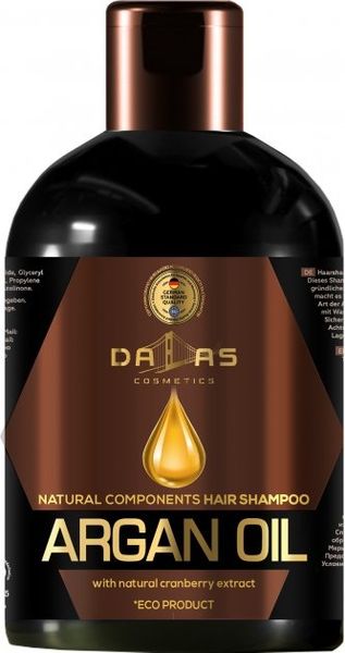 Шампунь Dalas Natural component с натуральным экстрактом клюквы и аргановым маслом 1000 мл (4260637729217) В00283550 фото