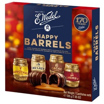 Набір шоколадних цукерок Wedel Harry barrels класичний 200 г (5901588088747) 000074946 фото