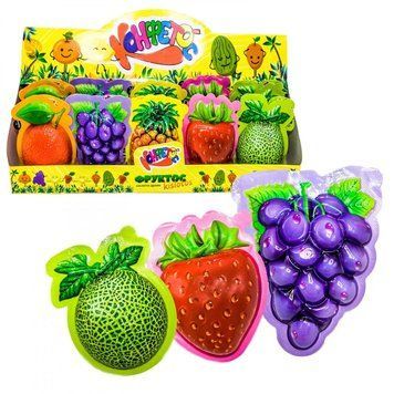 Драже кислое Фруктос-Kislotos ассорти вкусов 13г, 30шт/бл (4823102700274) 000029666 фото