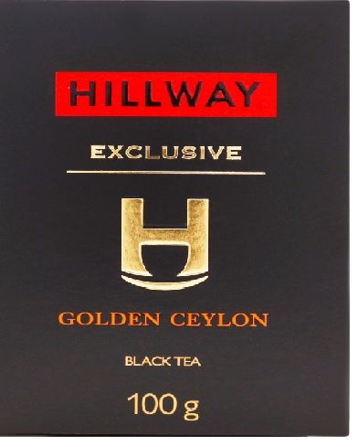 Чай Hillway Golden Ceylon черный 100 г (8886300990829) 000071145 фото