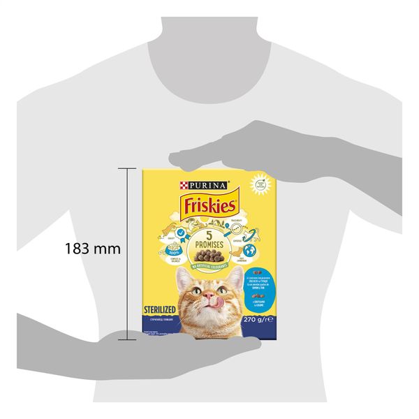 Сухой корм Friskies Sterilized Cats для стерилизованных кошек с лососем и овощами 270 г. (7613035352346) 000071123 фото