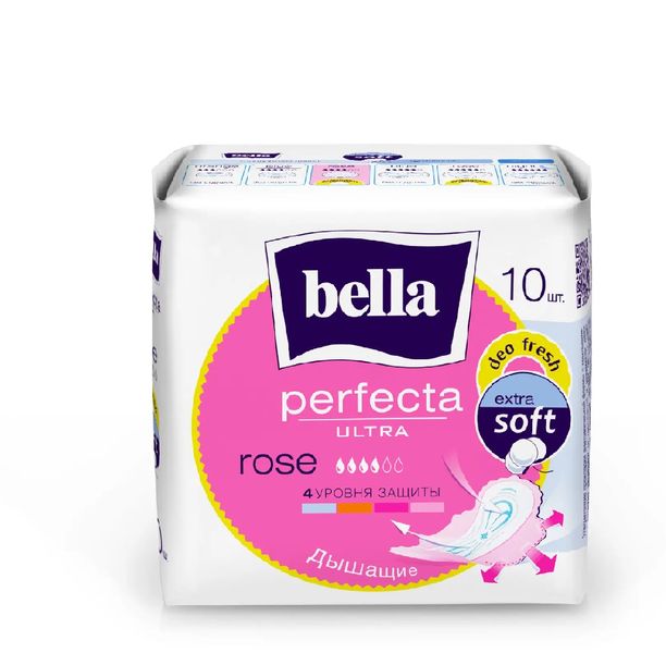 Гигиенические прокладки Bella Perfecta Ultra Rose Deo Fresh 10 шт (5900516305918) В00189529 фото