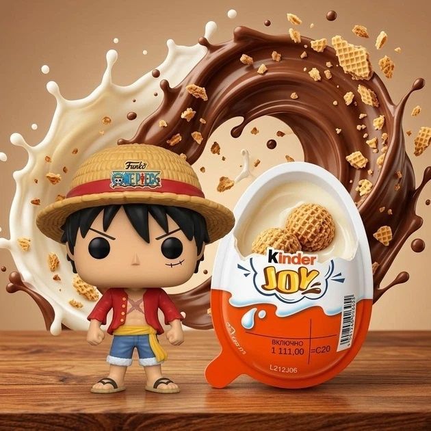 Шоколадное яйцо Kinder Joy One Piece Funko 20 г. (80310891) 000090073 фото