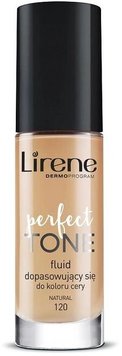 Тональна основа флюїд Lirene Perfect Tone підлаштовується під колір шкіри 120 Natural 30 мл (5900717621114) В00303446 фото