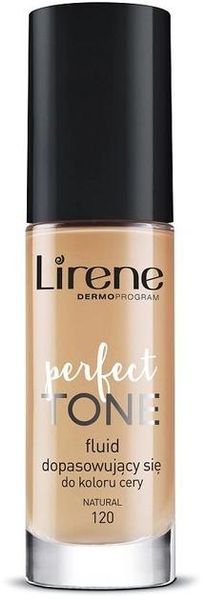 Тональная основа флюид Lirene Perfect Tone подстраивается под цвет кожи 120 Natural 30 мл (5900717621114) В00303446 фото