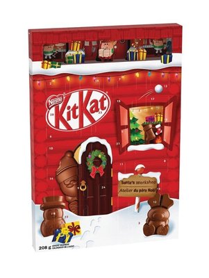 Набір цукерок KitKat Різдвяний календар 208 г (8000300408690) 000072380 фото