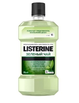 Ополаскиватель для полости рта Listerine Зеленый чай 500 мл.(3574661253404) В00304845 фото