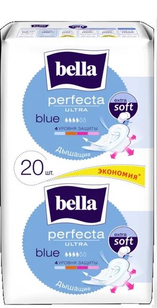 Прокладки гігієнічні Bella Perfecta slim Blue. (20 шт.)(5900516004453) В00294142 фото