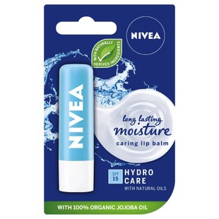 Бальзам для губ Nivea Аква догляд з маслом ши (4005900568984) В00279772 фото