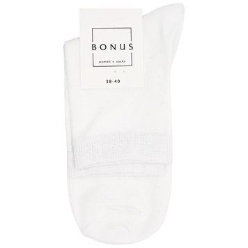 Шкарпетки жіночі ТМ Bonus 3541р.23-25 (38-40) білі В00327581 фото