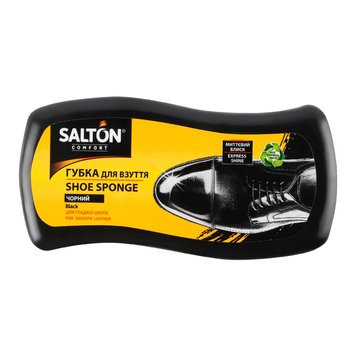 Губка Salton Comfort для взуття з гладкої шкіри чорна 1шт (4820184440999) В00293847 фото
