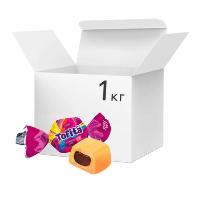 Упаковка цукерок Konti KontiTofita зі смаком коли 1 кг (4823088610000) 000077859 фото