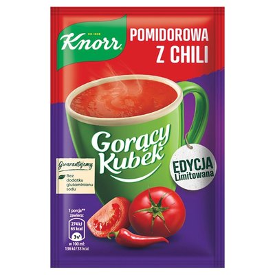 Суп Горячая Кружка Knorr Помидор Чили 18г (8720182111593) 000073698 фото