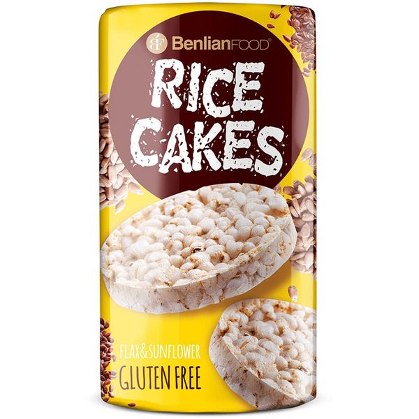 Хлебцы Rice Cakes Лен Подсолнечник100 г (8606012183711) 000029320 фото
