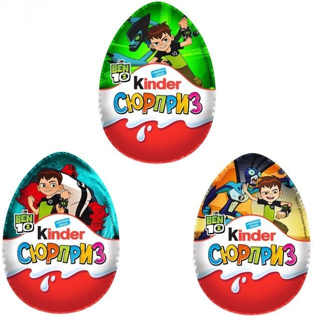 Шоколадное яйцо Kinder Surprise Natoons 20 г. (80741244) 000085941 фото