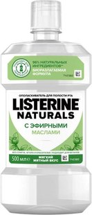 Ополаскиватель для полости рта Listerine Naturals с эфирными маслами 500 мл (3574661657462) В00309660 фото