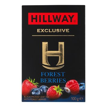 Чай Hillway Exclusive Forest berries черный байховый листовой 100 г (8886300991109) 000079447 фото