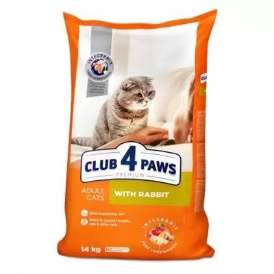 Сухий корм Club 4 Paws Premium з кроликом 14 кг (4820083909153) 000027535 фото