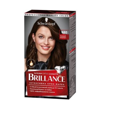 Фарба для волосся Brillance 880-Темний каштан 142.5 мл (4015000535335) 2971      фото