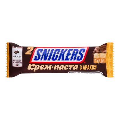 Батончик Snickers Creamy з арахісовим маслом 36.5 г (5900951310379) 000078542 фото