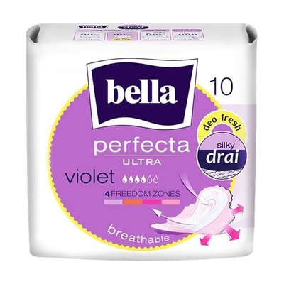 Гігієнічні прокладки Bella Perfecta Ultra Violet Deo Fresh 10 шт (5900516306038) В00190040 фото