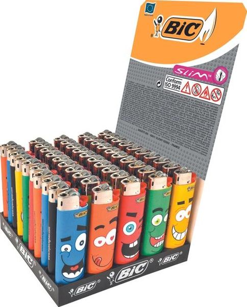 Зажигалка BIC J23 фигуры 50 шт(3086126795669) В00316981 фото