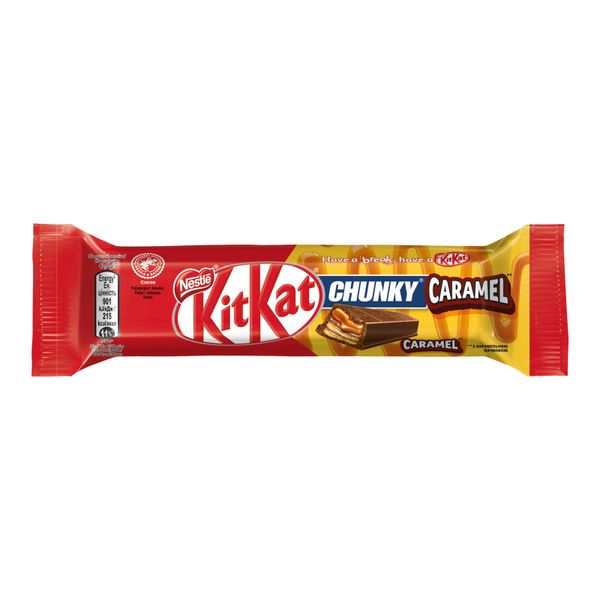 Батончик Kit Kat з карамельною начинкою в молочному шоколаді 43.5г (3800020413210) 000074452 фото