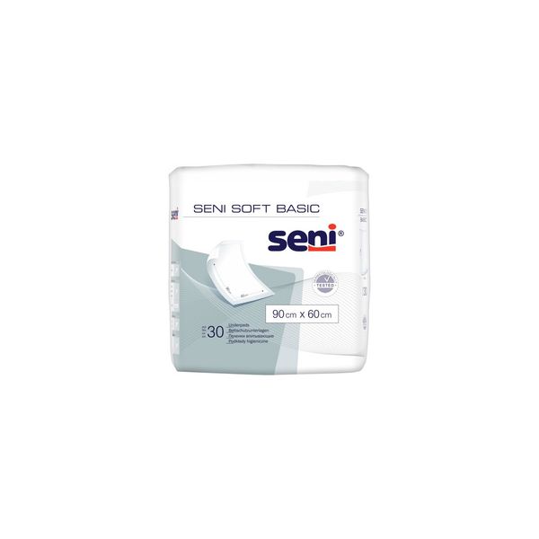 Пелюшки для немовлят Seni Soft Basic 60х90 см 30 шт (5900516692315) В00189456 фото
