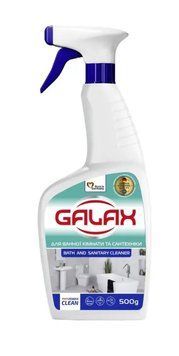 Засіб Galax das PowerClean для миття ванної кімнати та сантехніки 500 мл. (4262396141262) 000081738 фото