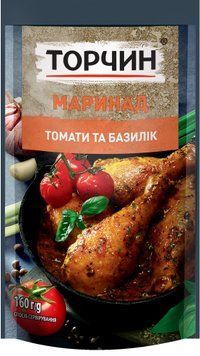 Маринад Торчин для курицы томаты и базилик 160 г (7613036655804) 000077110 фото