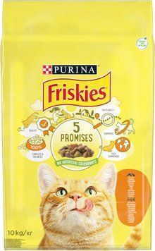 Сухий корм Purina Friskies Adult для котів з куркою і овочами 10 кг.(5997204505101) 000071184 фото